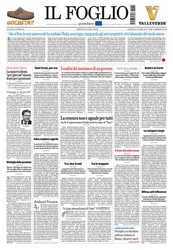 Prima-pagina-il foglio-messina-edizione-di-oggi-30-10-2026